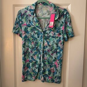 Lilly Pulitzer pj top size S NWT